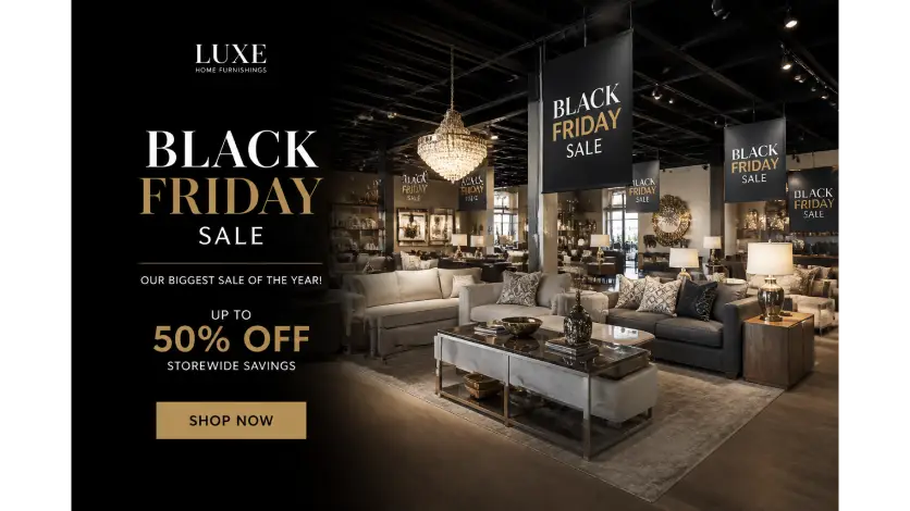 American furniture black friday sales discounts by category showcasing savings on sofas, beds, dining sets, office furniture, and patio collections.