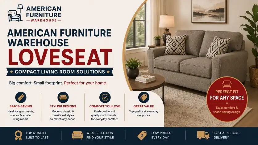 American Furniture Warehouse recliner Loveseat