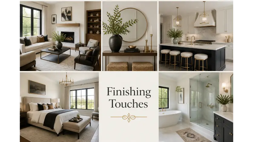 American furniture warehouse products including rugs, lighting, décor, and accessories for every room