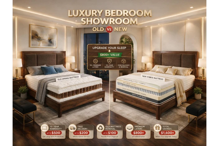 AFW vs Ashley Furniture price comparison for bedroom sets and mattresses comparing comfort, quality, pricing, and sleep value.