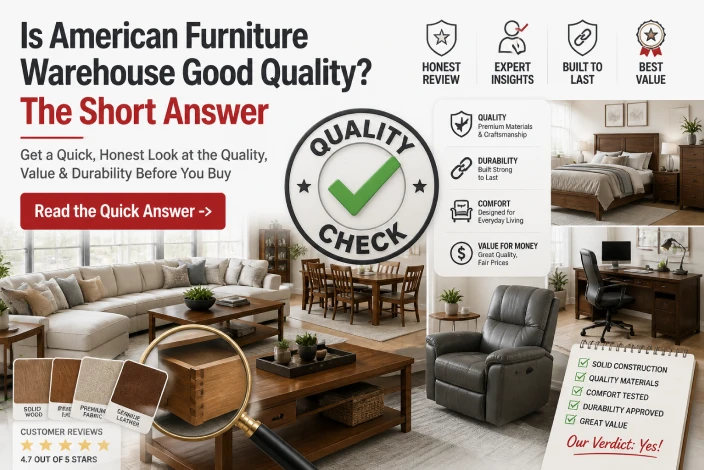 American furniture warehouse good quality overview providing a quick review of furniture durability, comfort, and value for money.