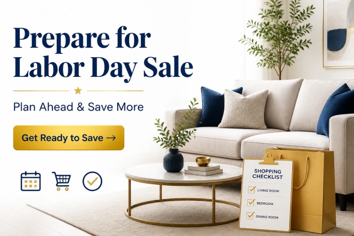 American furniture labor day sale preparation guide with shopping tips, deal planning, sale alerts, and ways to maximize savings.